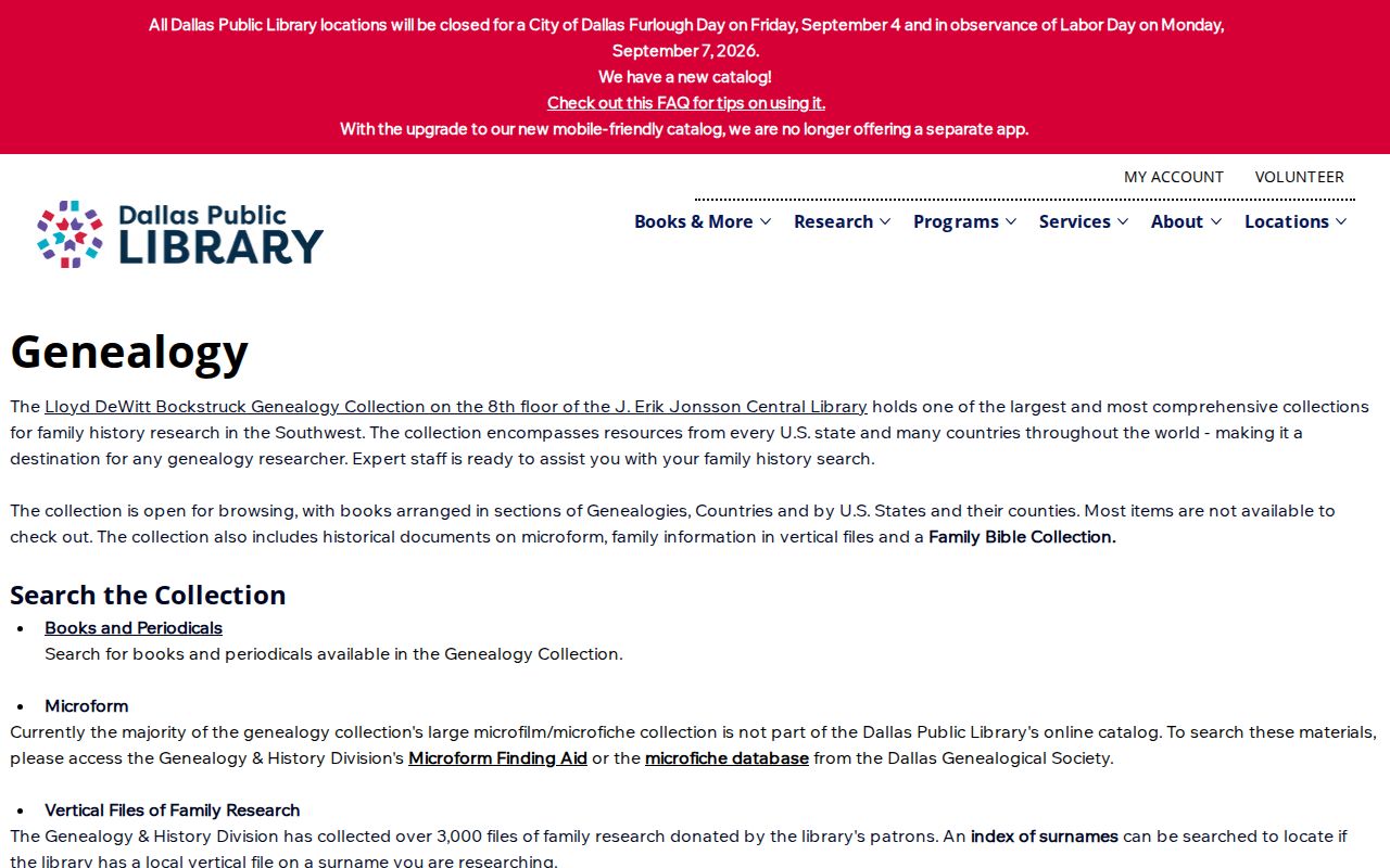 Duncanville city directory genealogy resources at the Bockstruck Collection
