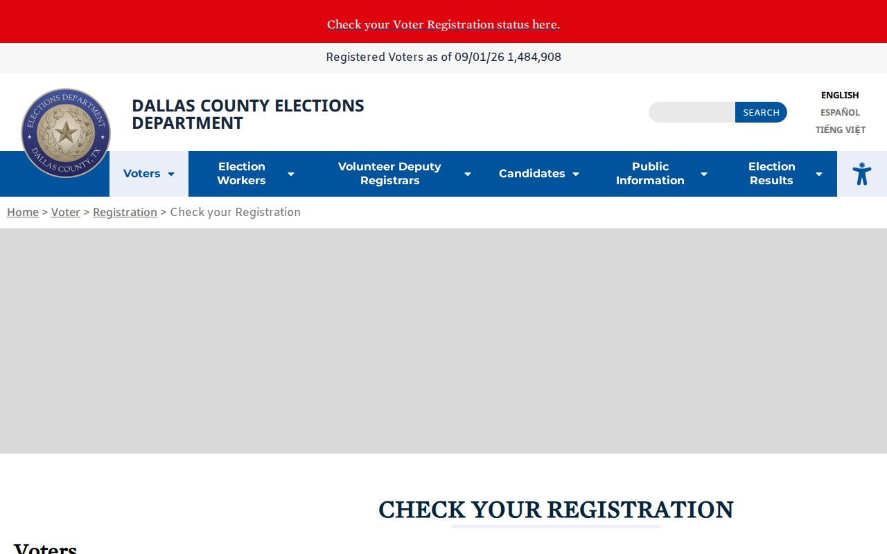 Duncanville residents directory Dallas County voter status lookup