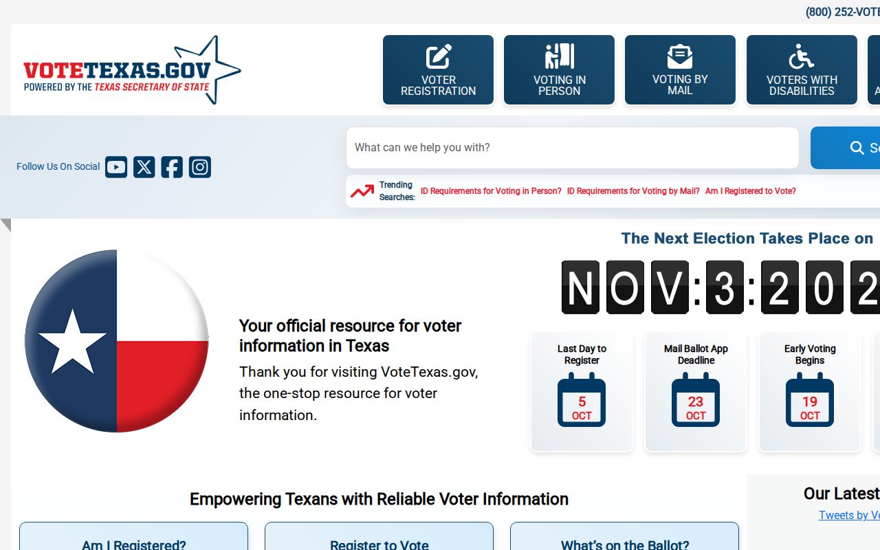 Duncanville residents directory Texas voter registration gateway